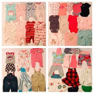 Baby girl 0/3m lot